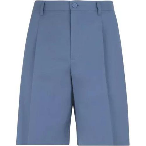 Dark Blue Cotton Chino Shorts - Größe 50 - Christian Dior - Modalova