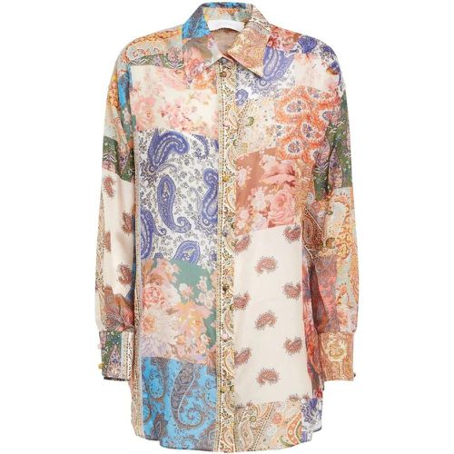 Devi Oversize Silk Shirt - Größe 1 - Zimmermann - Modalova