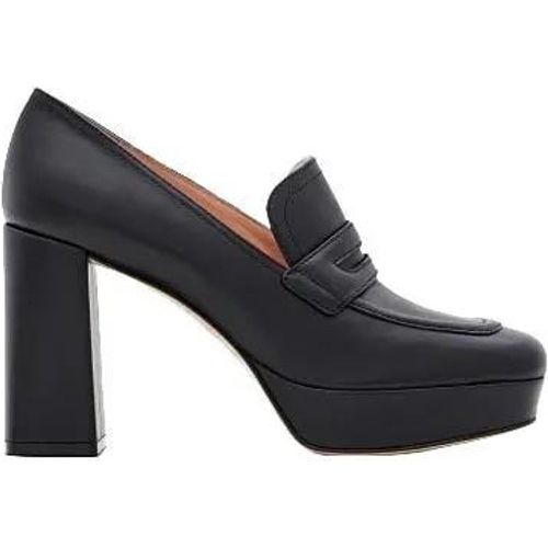 Hohe Schuhe - Rouen Leather Loafers With Heel - Gr. 40 (EU) - in - für Damen - Gianvito Rossi - Modalova