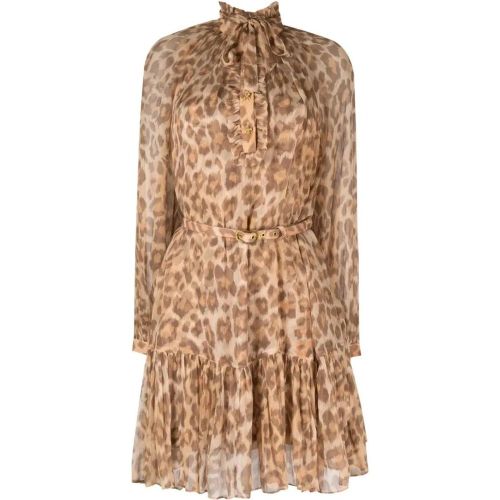 Leopard-Print Belted-Waist Minidress - Größe 0 - Zimmermann - Modalova