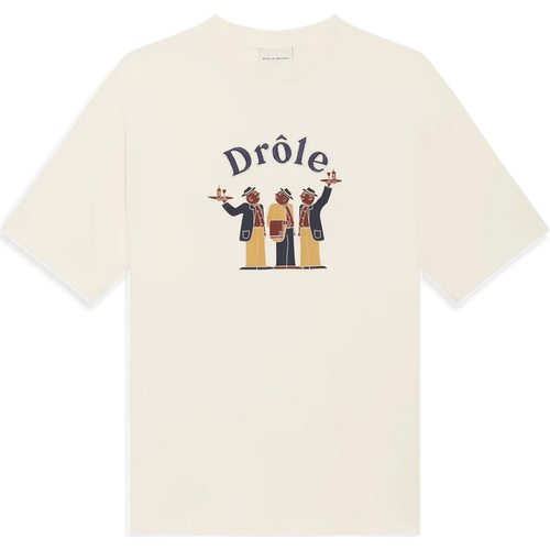 T-Shirt mit Crillon-Print - Größe M - Drôle De Monsieur - Modalova