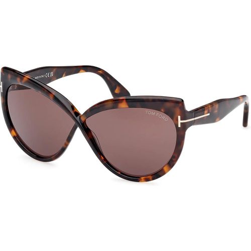 Sonnenbrille - Beatrice - Gr. unisize - in Braun - für Damen - Tom Ford - Modalova