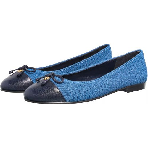 Loafers & Ballerinas - Cap-Toe Quilted Ballet - Gr. 39,5 (EU) - in - für Damen - TORY BURCH - Modalova