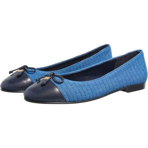 Loafers & Ballerinas - Cap-Toe Quilted Ballet - Gr. 38,5 (EU) - in - für Damen - TORY BURCH - Modalova