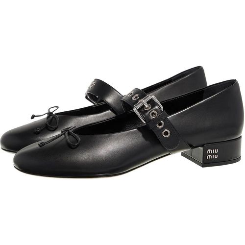 Loafer - Leather Mary Janes - Gr. 36 (EU) - in - für Damen - Miu Miu - Modalova