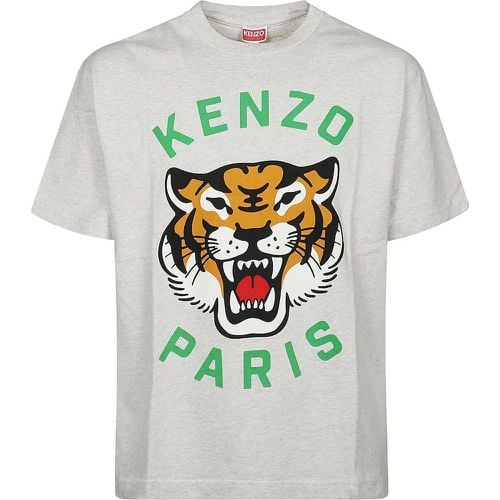 Lucky Tiger Oversize T-shirt Grey - Größe L - Kenzo - Modalova