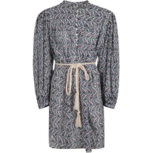 Mini Dress With Floral Print And Belt - Größe 34 - Etoile Isabel Marant - Modalova