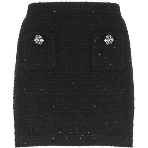 Skirt With Paillettes - Größe S - self-portrait - Modalova