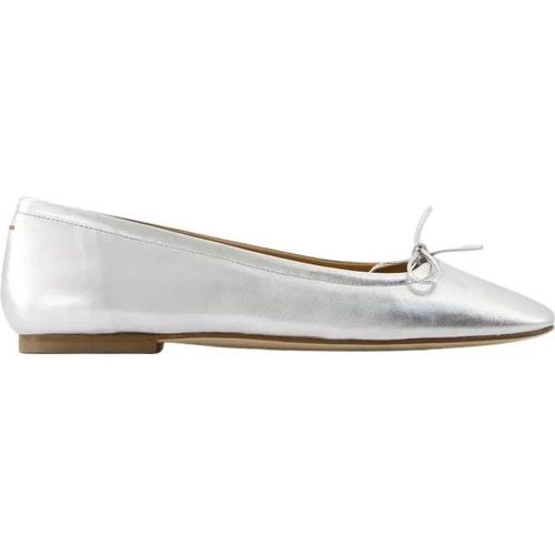 Loafers & Ballerinas - Delfina Ballerinas - Leather - Silver - Gr. 36 (EU) - in - für Damen - Aeydē - Modalova