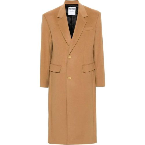 Coats Brown - Größe 48 - Moschino - Modalova