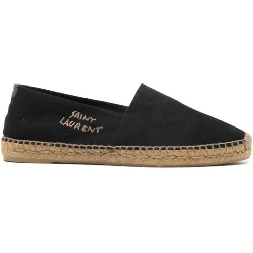 Low-Top Sneaker - Embroidered Logo Espadrilles - Gr. 41 (EU) - in - für Damen - Saint Laurent - Modalova