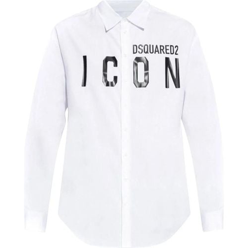 Shirts White - Größe 46 - Dsquared2 - Modalova