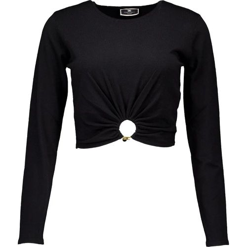 Sweaters Zwart Mk14t42e2 110 - Größe IT 48 - Elisabetta Franchi - Modalova