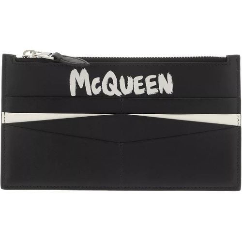 Portemonnaie - Logo Print Card Holder - Gr. unisize - in - für Damen - alexander mcqueen - Modalova