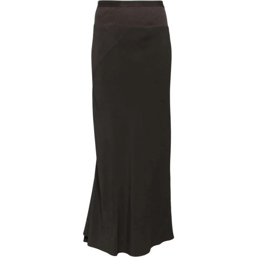 Calf Bias Skirt Dark Dust - Größe 42 - Rick Owens - Modalova