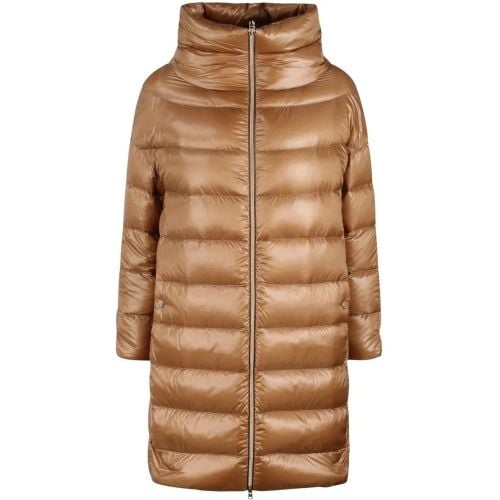 Matilde Nylon Ultralight Mid Down Jacket - Größe 44 - Herno - Modalova