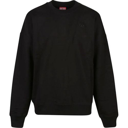 S-rob Megoval-d Sweatshirt Black - Größe L - Diesel - Modalova