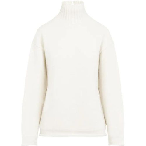 Chalk White Cashmere Sweater - Größe M - Bottega Veneta - Modalova