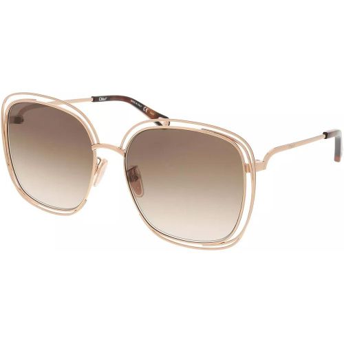 Sonnenbrille - CH0077SK-002 58 Sunglass Woman Metal - Gr. unisize - in - für Damen - Chloé - Modalova