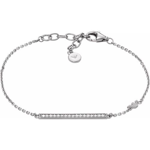 Armband - Sterling ID Bracelet - Gr. M - in Silber - für Damen - Emporio Armani - Modalova