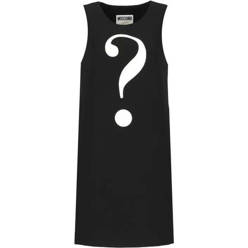 House Symbols Dress - Größe 44 - black - Moschino - Modalova