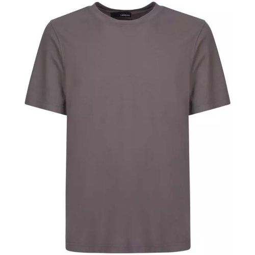 Jersey Cotton T-Shirt - Größe 52 - brown - Lardini - Modalova