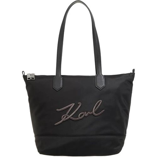 Tote - K/Signature Nylon Md Tote - Gr. unisize - in - für Damen - Karl Lagerfeld - Modalova