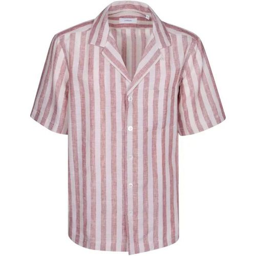 Pink Linen Shirt - Größe L - pink - Lardini - Modalova