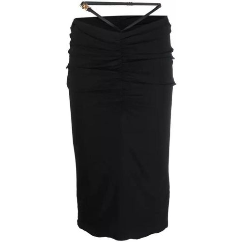 Medusa Georgette Midi Skirt - Größe 42 - Versace - Modalova