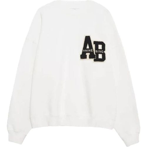 Sweater wit logo - Größe M - Anine Bing - Modalova