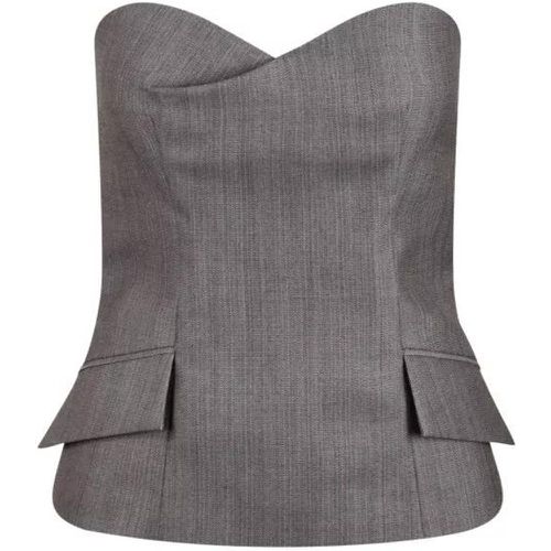 Sweetheart Top - Größe 44 - grau - alberta ferretti - Modalova