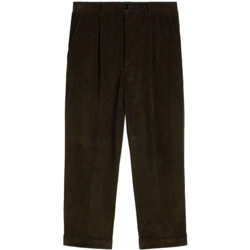 Carrot Cotton Cropped Trousers - Größe S - AMI Paris - Modalova