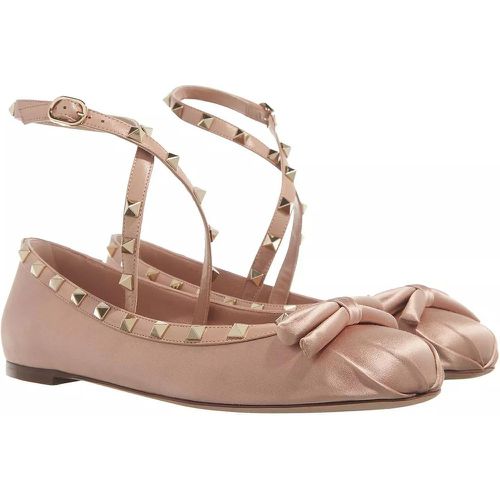 Loafers & Ballerinas - Rockstud Ballet Flats - Gr. 41 (EU) - in Gold - für Damen - Valentino Garavani - Modalova