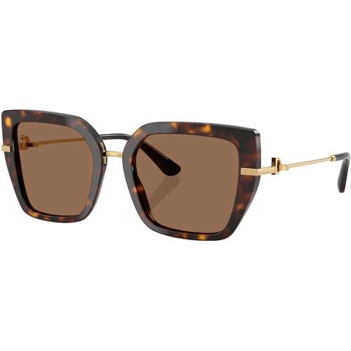 Sonnenbrille - 0DG4474 - Gr. unisize - in Braun - für Damen - Dolce&Gabbana - Modalova