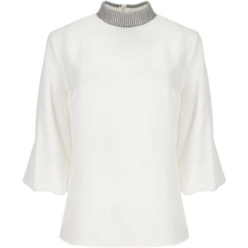 Silk Sweater - Größe M - weiß - BRUNELLO CUCINELLI - Modalova