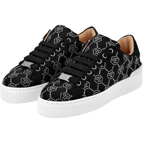 Low-Top Sneaker - Sneaker Monogram Mit Schmucksteinen - Gr. 35 (EU) - in - für Damen - Philipp Plein - Modalova