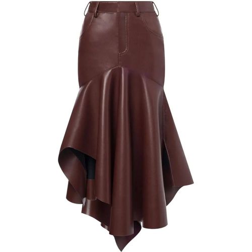 Brown Long Assymetric Skirt - Größe 42 - Philosophy Di Lorenzo Serafini - Modalova