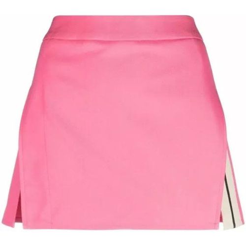 Pink Suit Track Mini Skirt - Größe S - pink - Palm Angels - Modalova