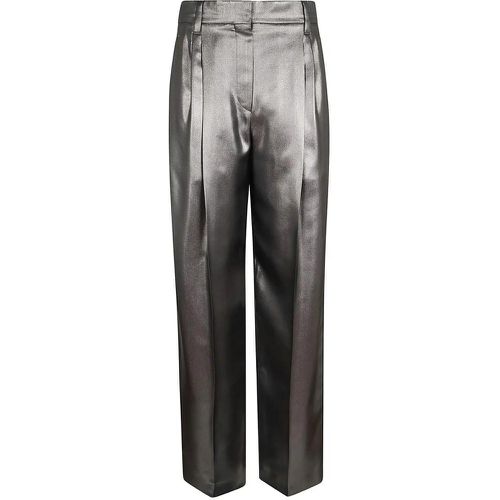 Silk Twill Trousers With Relaxed Tailored Fit - Größe 40 - BRUNELLO CUCINELLI - Modalova