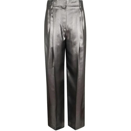 Silk Twill Trousers With Relaxed Tailored Fit - Größe 42 - BRUNELLO CUCINELLI - Modalova