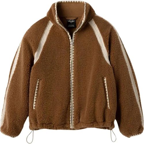 Nikia Crochet fluff Jacket Teddy Cognac 116 - Größe L - Ugg - Modalova