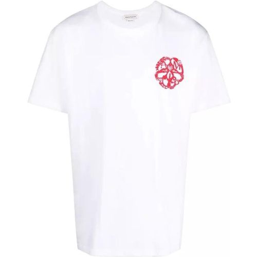 White Skeleton Seal T-Shirt - Größe XS - white - alexander mcqueen - Modalova