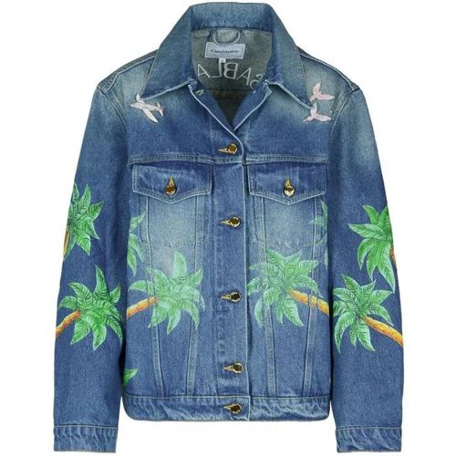 Blue Denim Jacket - Größe M - blau - Casablanca - Modalova