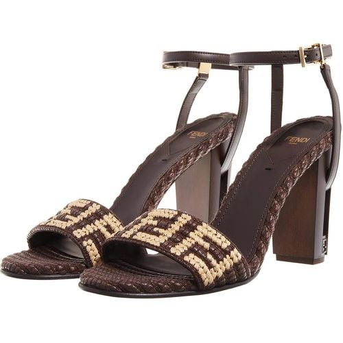 Hohe Schuhe - Delfina Raffia Sandles - Gr. 36 (EU) - in - für Damen - Fendi - Modalova