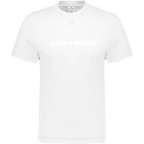 Classic Shell T-Shirt - White - Cotton - Größe S - white - Courrèges - Modalova