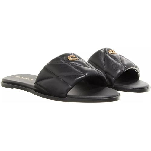 Slipper & Pantoletten - Holly Quilted Leather Sandal - Gr. 37,5 (EU) - in - für Damen - Coach - Modalova