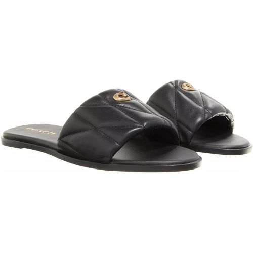 Slipper & Pantoletten - Holly Quilted Leathe Blk - Gr. 36 (EU) - in - für Damen - Coach - Modalova