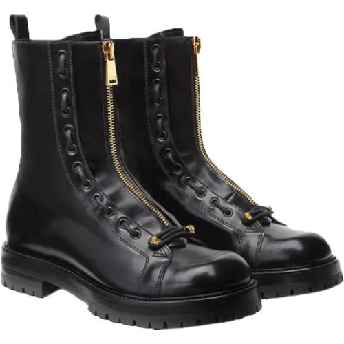 Stiefel - Column Boots In Black - Gr. 40 (EU) - in - für Damen - Versace - Modalova