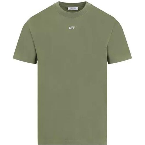 Stitch Arrow T-Shirt - Größe S - green - Off-White - Modalova