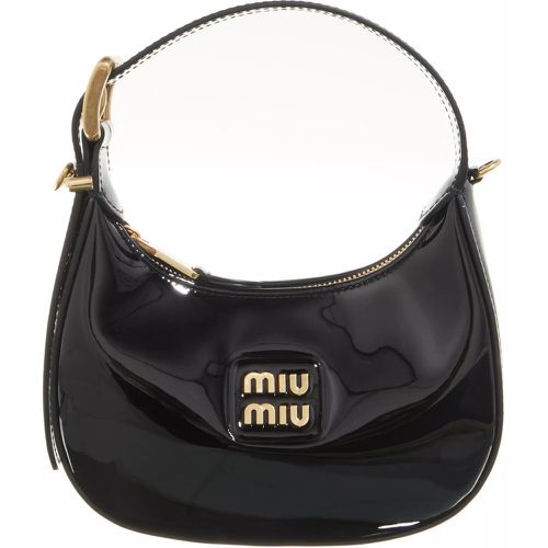 Hobo Bag - Patent Leather Hobo Bag - Gr. unisize - in - für Damen - Miu Miu - Modalova